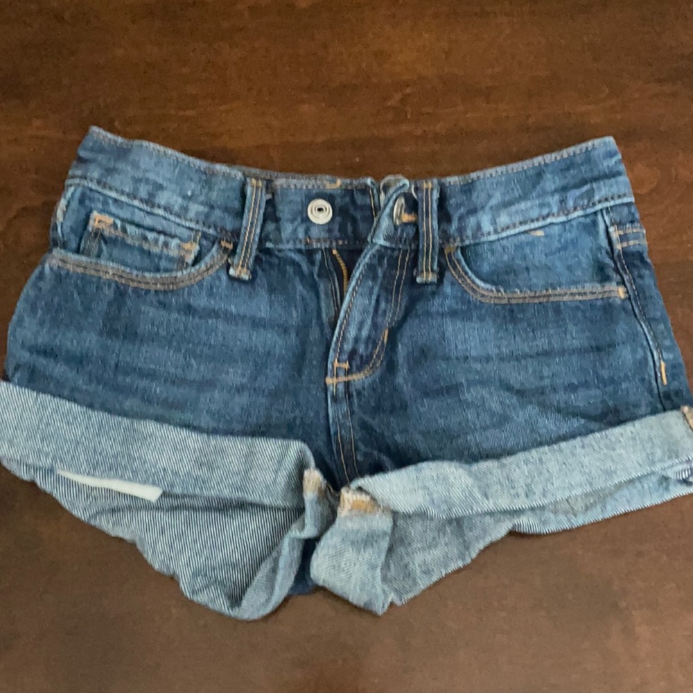 Kids denim jean shorts
